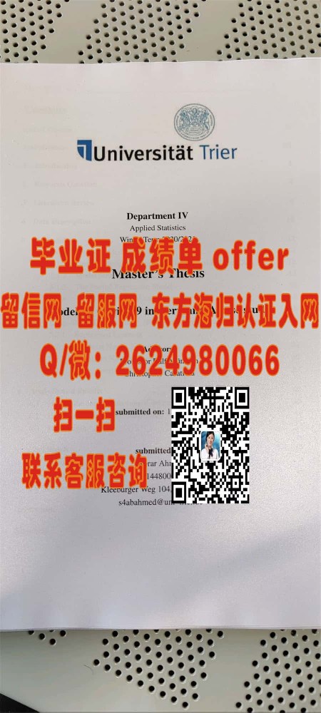 德国克劳斯达尔大学海外大学毕业证|文凭|成绩单|学位证书模板图片样本