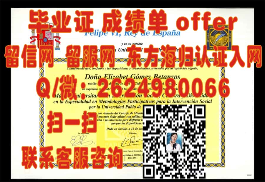 萨拉戈萨大学海外大学毕业证|文凭|成绩单|学位证书模板图片样本
